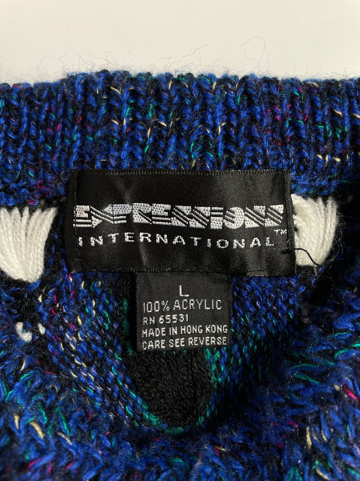 Vintage COOGI Style Size L Acrylic Knit Sweater / F6379K