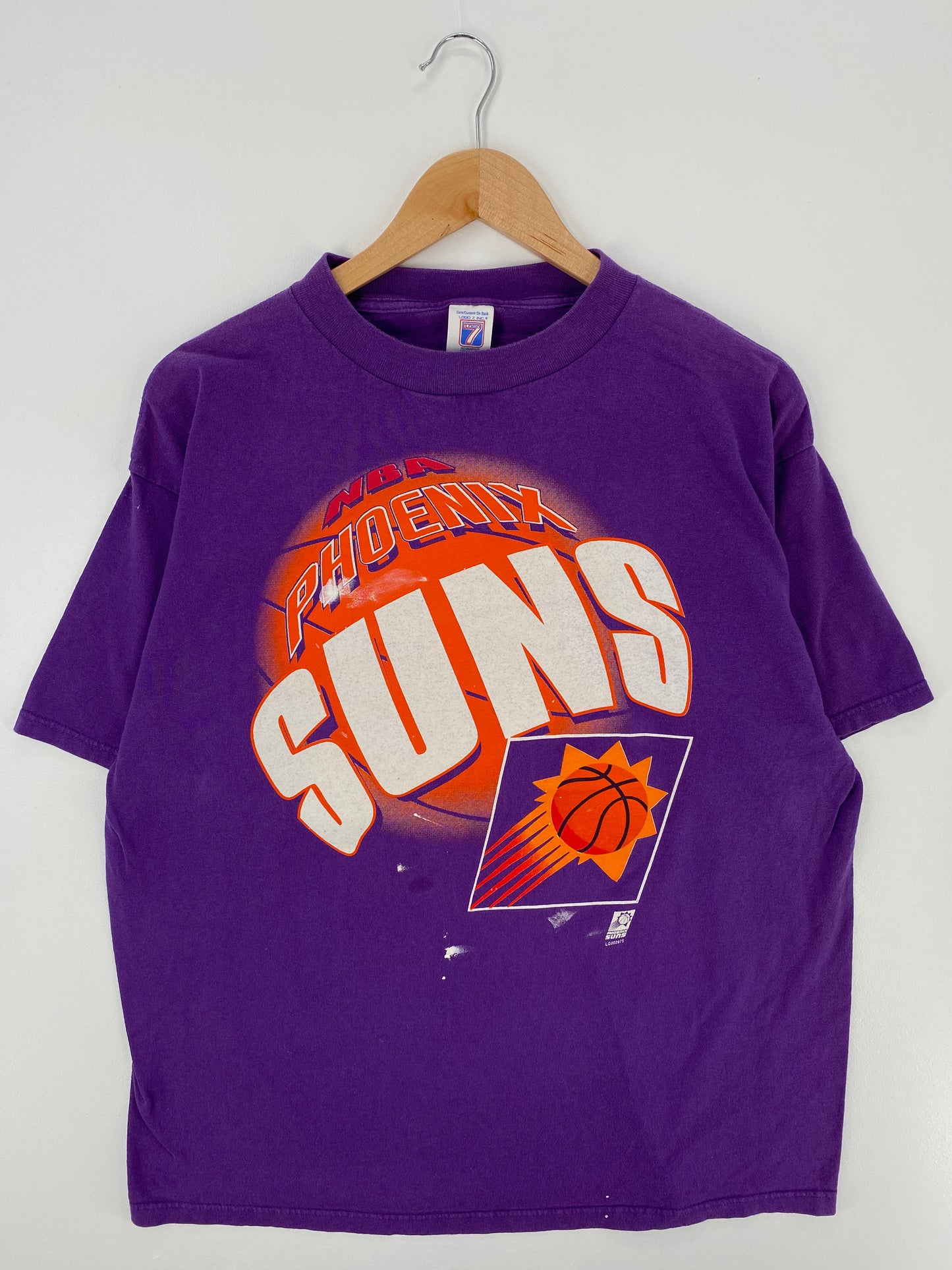 90’s PHOENIX SUNS Size XL NBA T-shirt / E9661T
