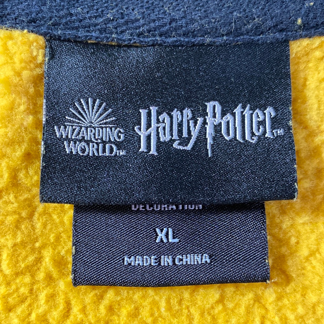 .Vintage Harry Potter HUFFLEPUFF Size XL Sweat-Shirt / E7228S