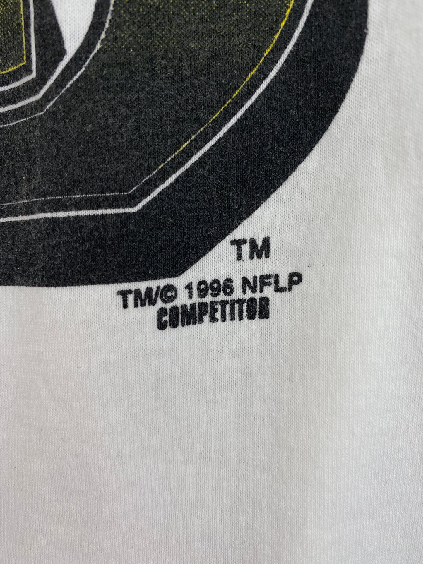 1996 PITTSBURGH STEELERS Size XL Vintage NFL T-Shirt / F4701S