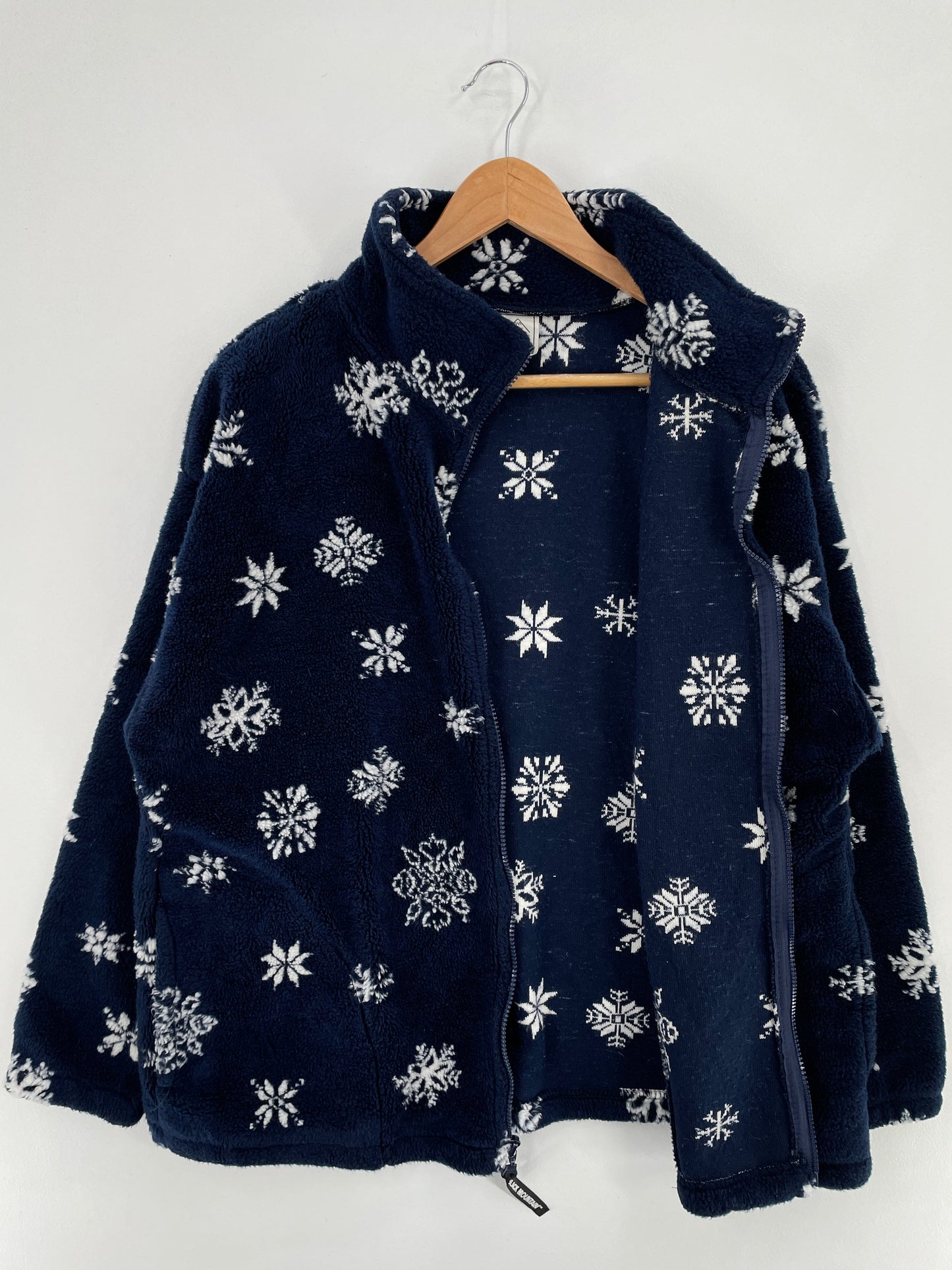 Vintage BLACK MOUNTAIN Size M Zip Up Fleece Jacket / G4467F