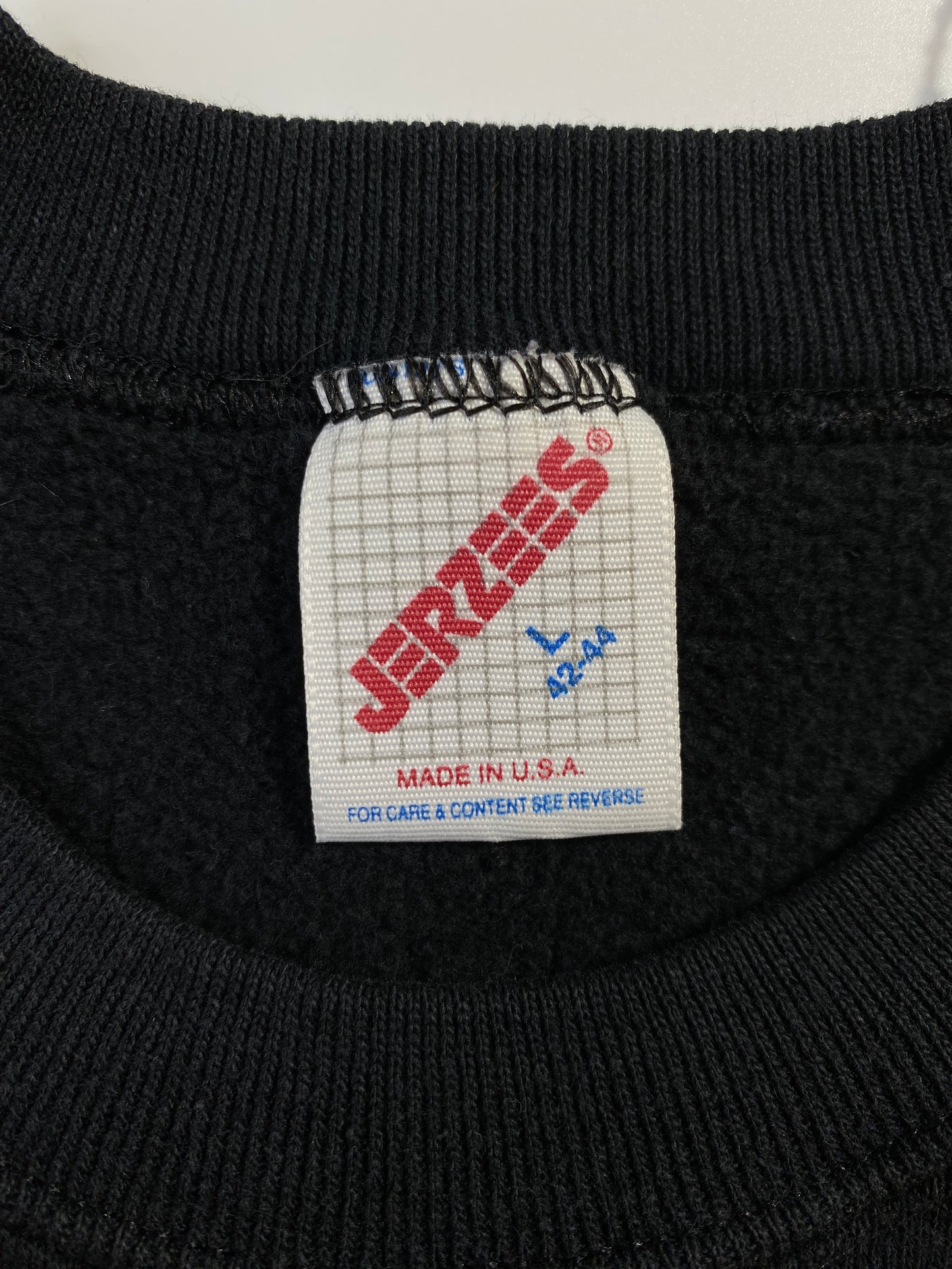 90's ZEBRA Made in USA Size L Vintage Animal Sweat-Shirt / G6202S