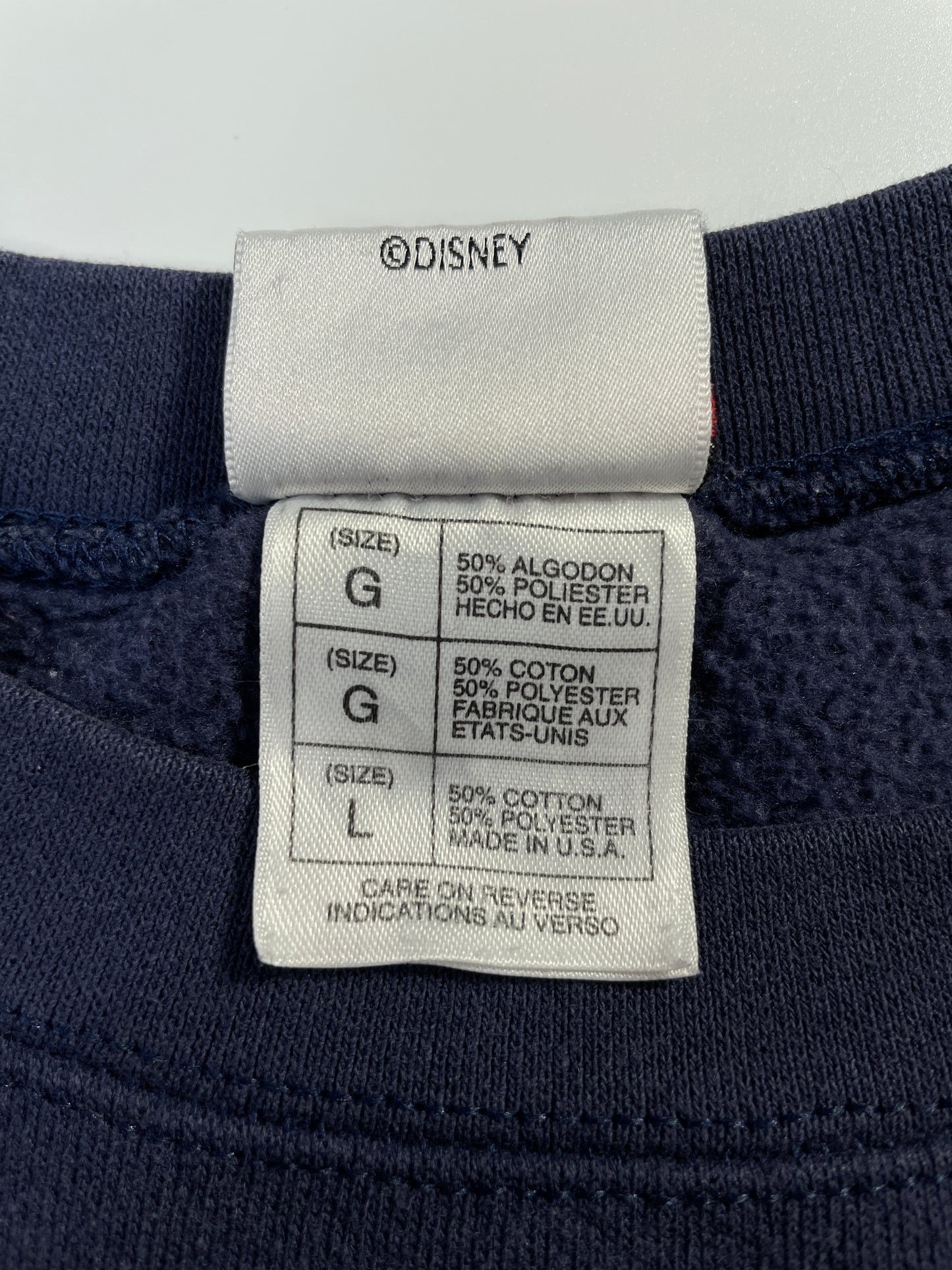 00' DISNEY EEYORE Made in USA Size L Vintage Sweat-shirt / E8408S
