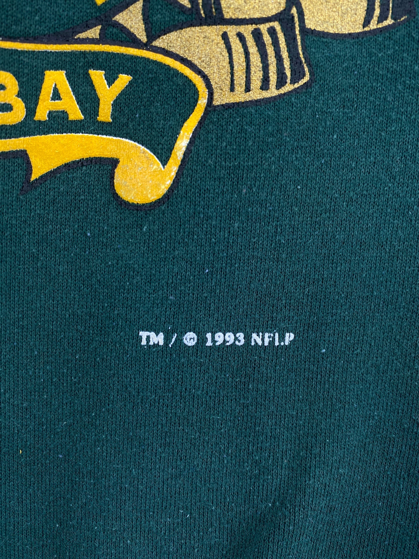 1993 GREEN BAY PACKERS Made in USA Size XL Vintage NFL Sweat-Shirt/ F8343S