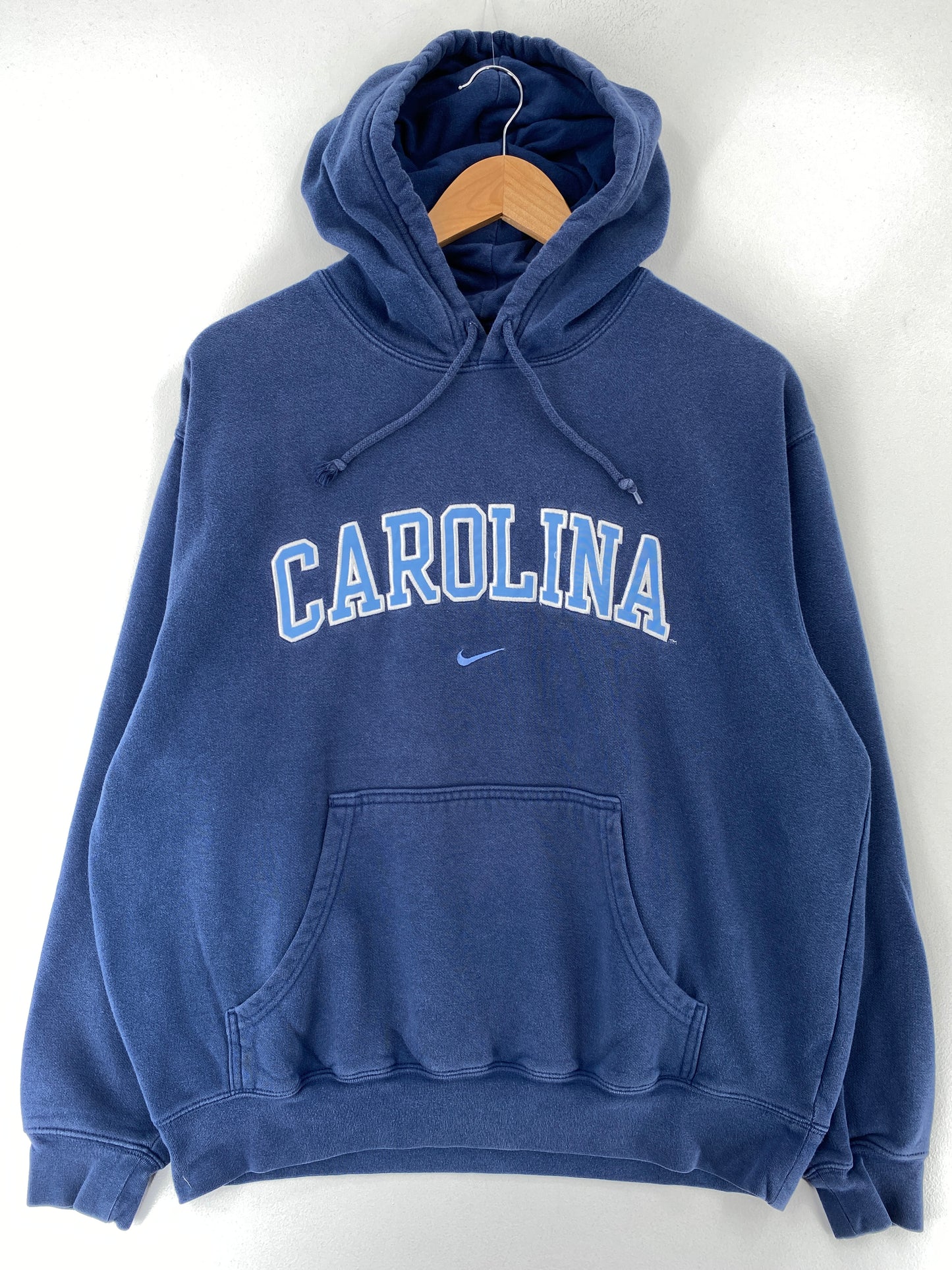 00' NIKE x CAROLINA Size M Vintage College Hoodie Sweat-Shirt / E7871S
