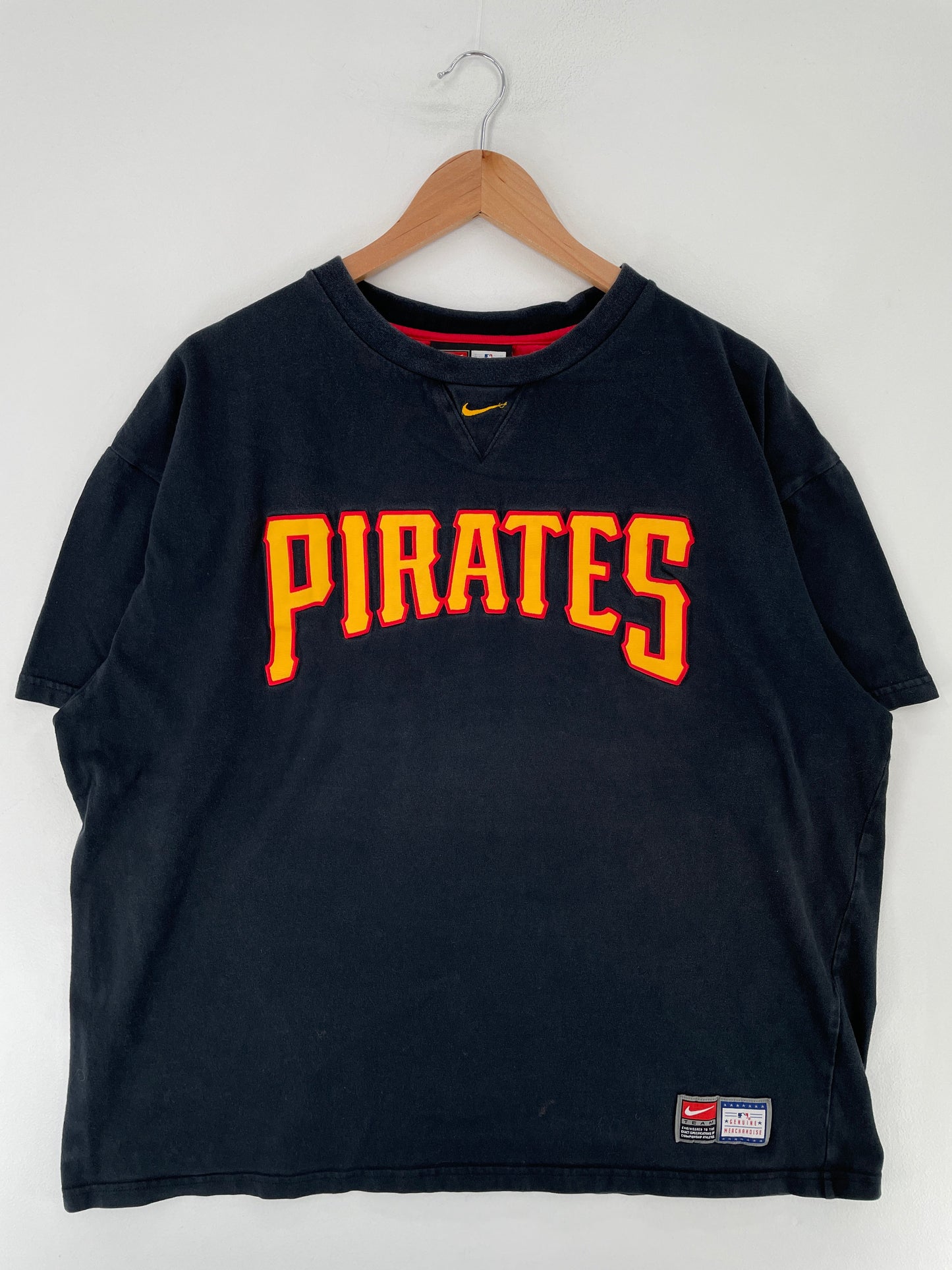 00' NIKE x PITTSBURGH PIRATES Size XL Vintage MLB T-shirt / F4914T