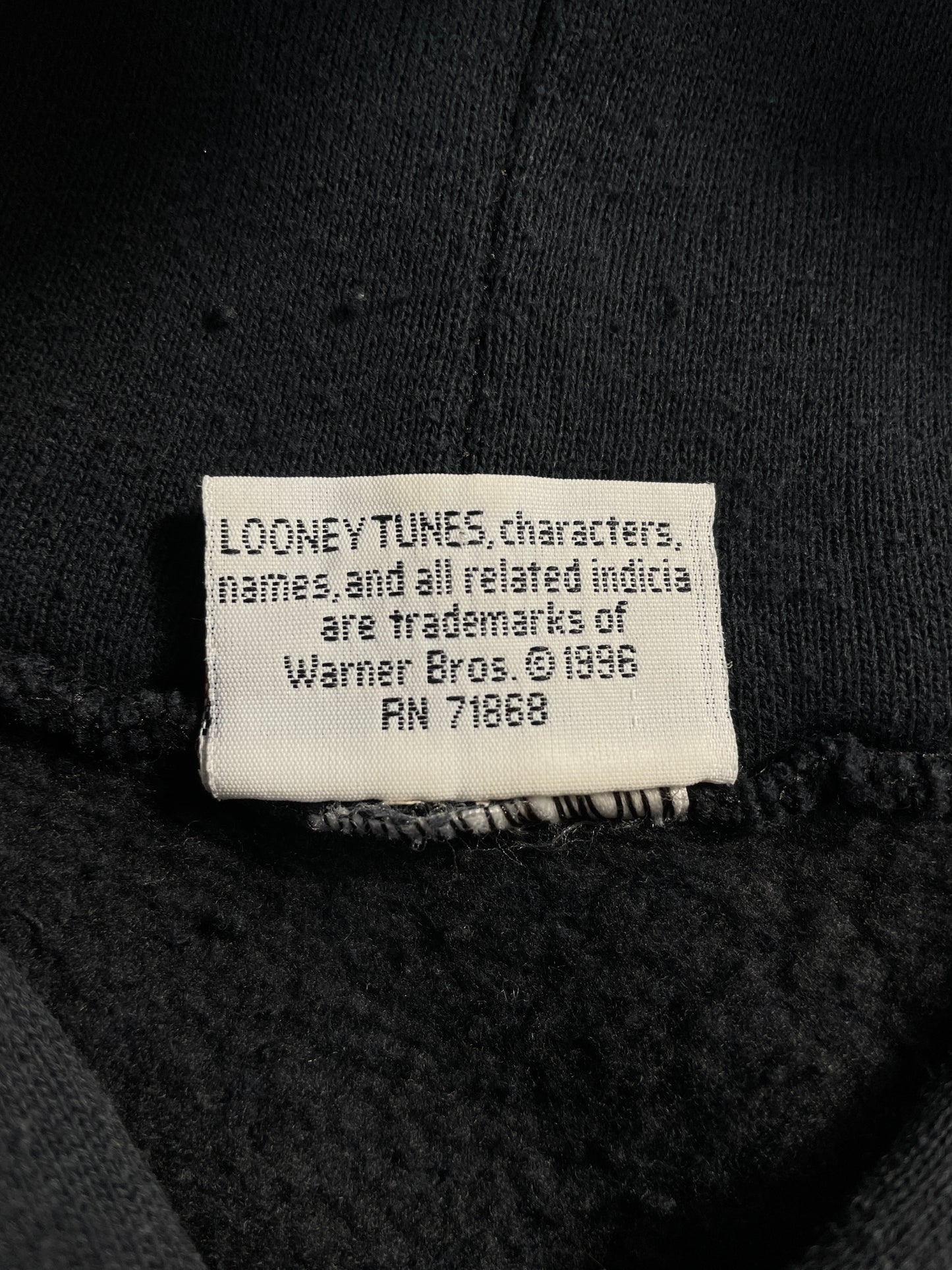 1996 LOONEY TUENS TWEETY Size Approx.XXL Vintage Hoodie Sweat-shirt / F60S