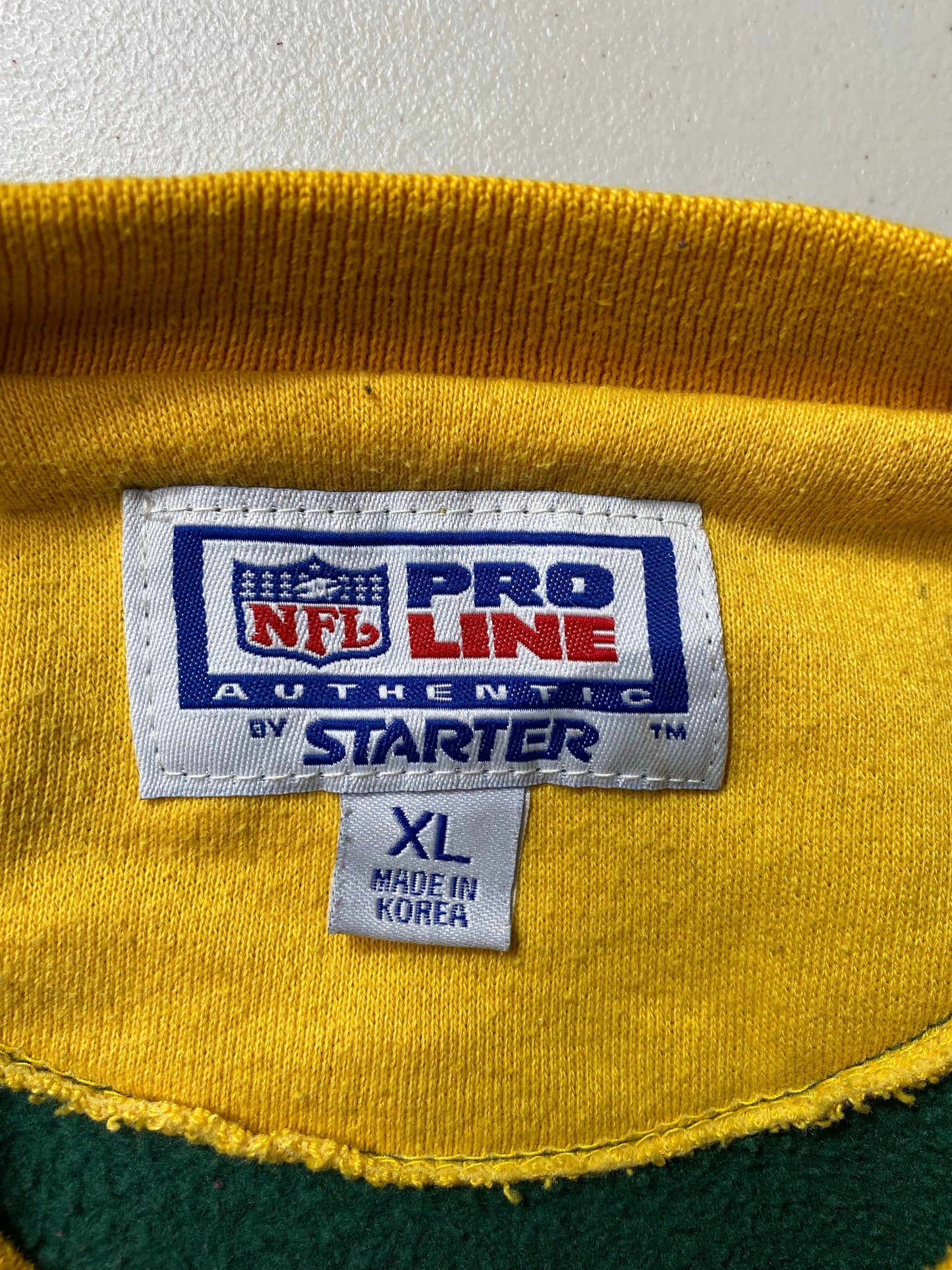 90’s STARTER x GREEN BAY PACKERS Size XL Vintage NFL Sweat-Shirt / G6440S
