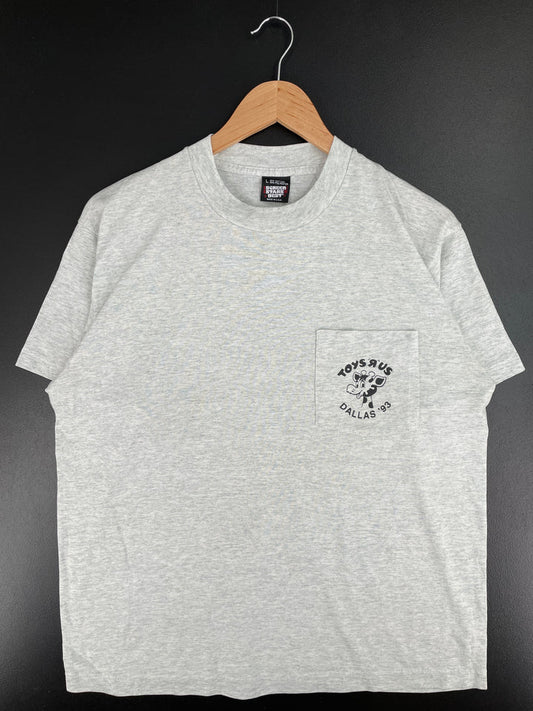 1993 TOYSRUS DALLAS Made in USA Size L Vintage T-shirts / E9045T