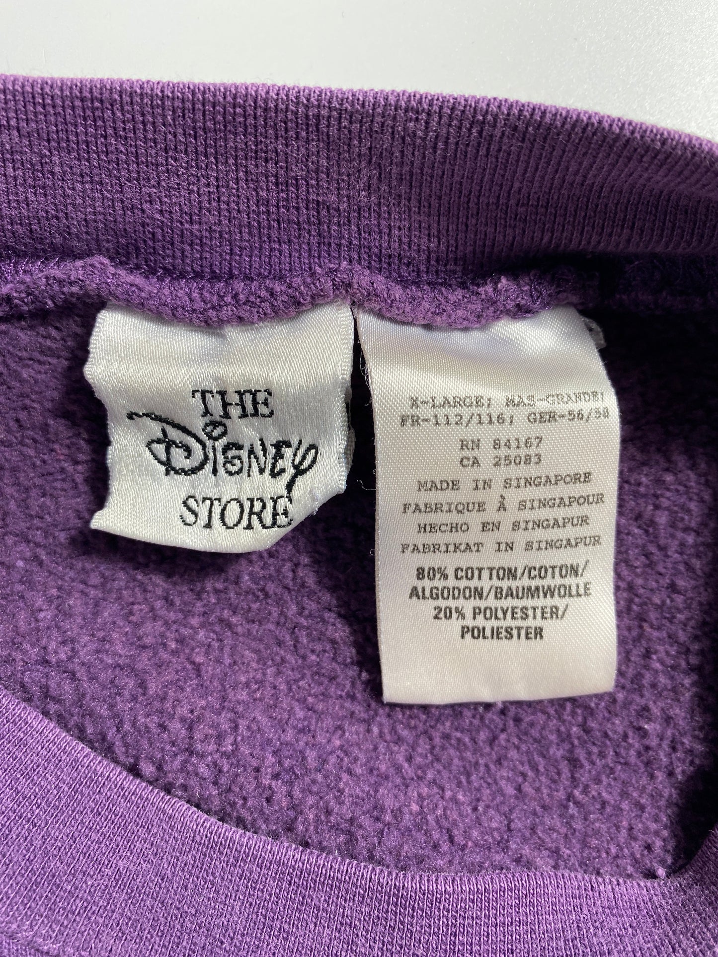 00' DISNEY SEVEN DWARFS Size XL Vintage Sweat-Shirt / F5721S