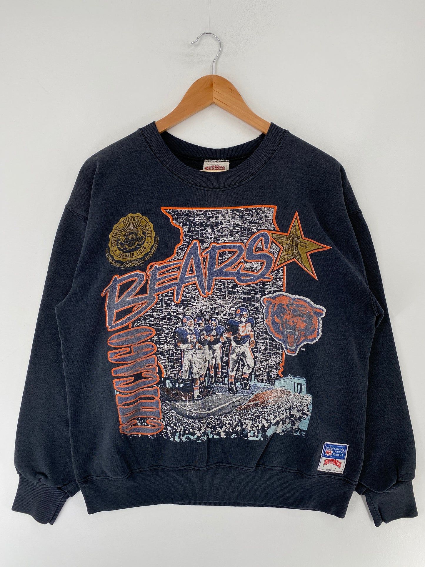 90's CHICAGO BEARS Made in USA Size L Vintage NFL Sweat-Shirt / F795S