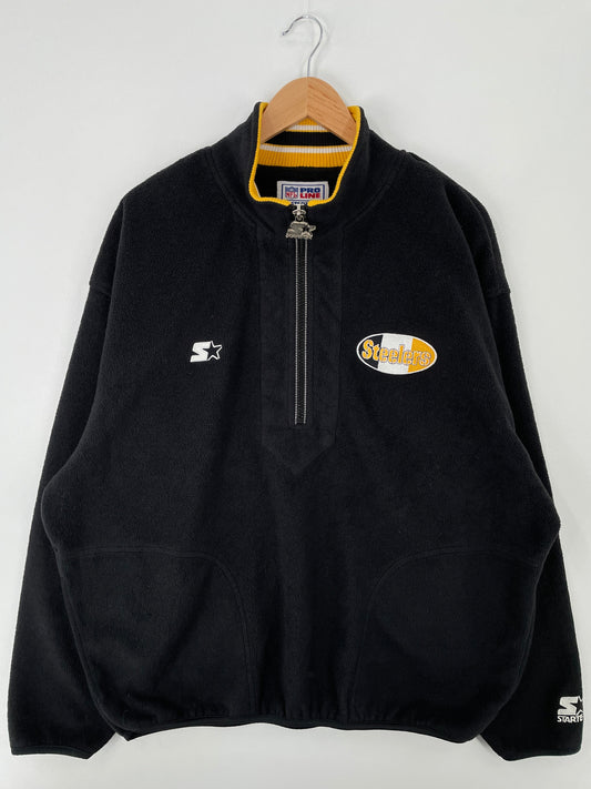 90’s STARTER x PITTSBURGH STEELERS Size XL NFL Fleece / F5393S