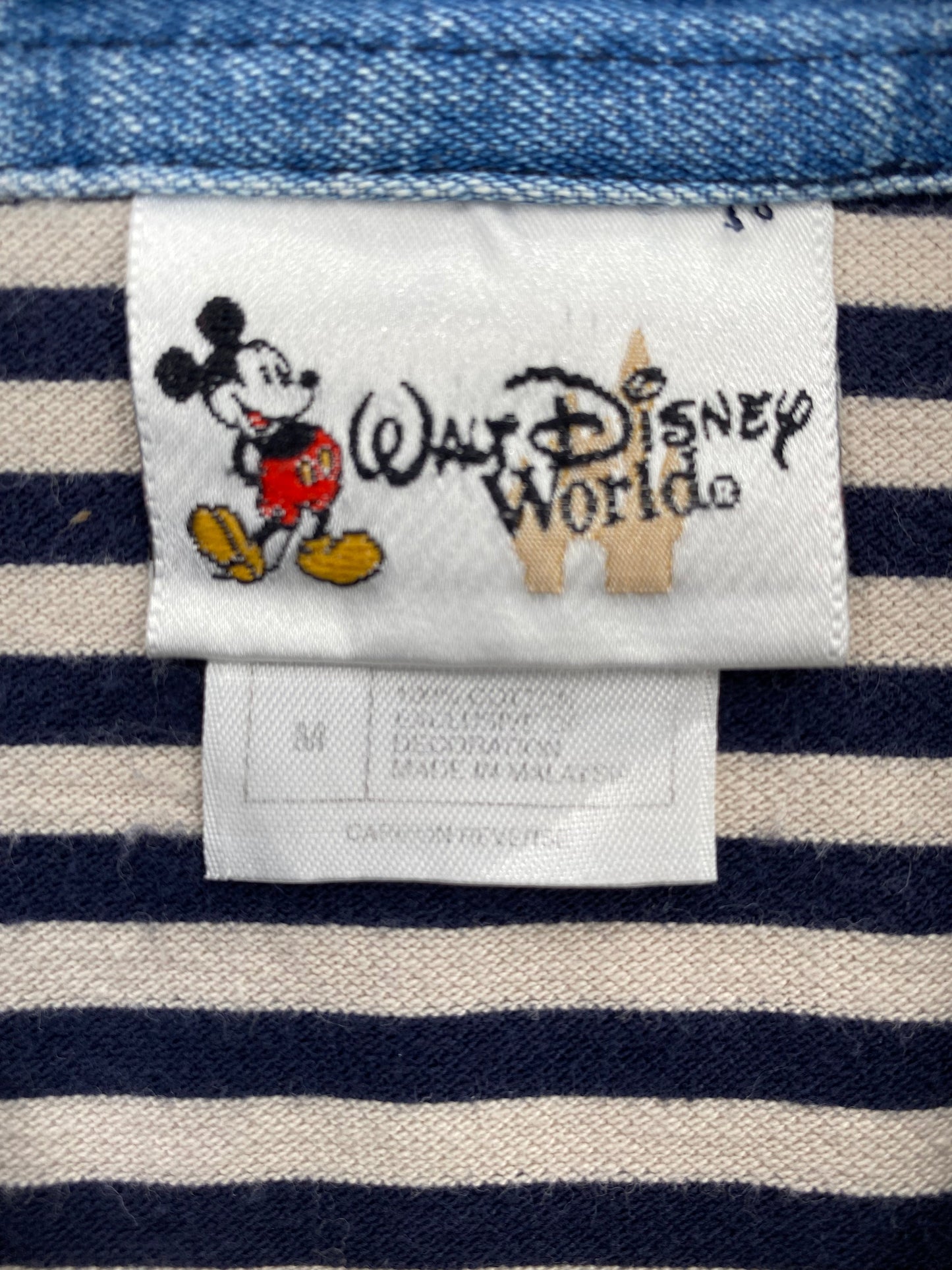 .00' DISNEY MICKEY Size M Vintage Polo-Shirt / E8586B