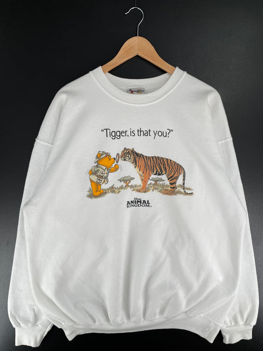 00’ DISNEY WINNIE THE POOH Size XL Vintage Sweat-Shirt / E6853S