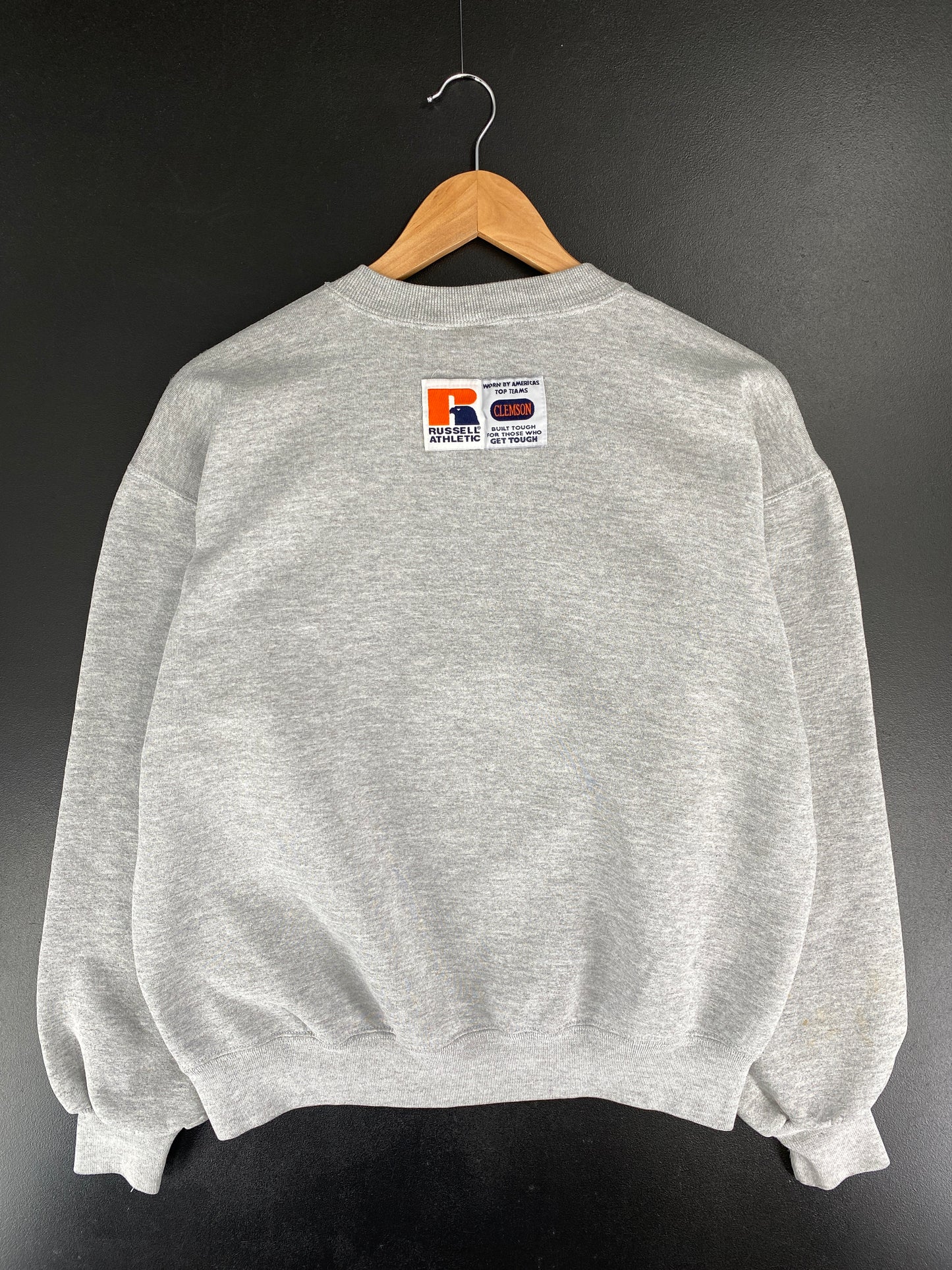 90’s RUSSELL x CLEMSON Made in USA Size L Vintage College Sweat-shirt / E7538S