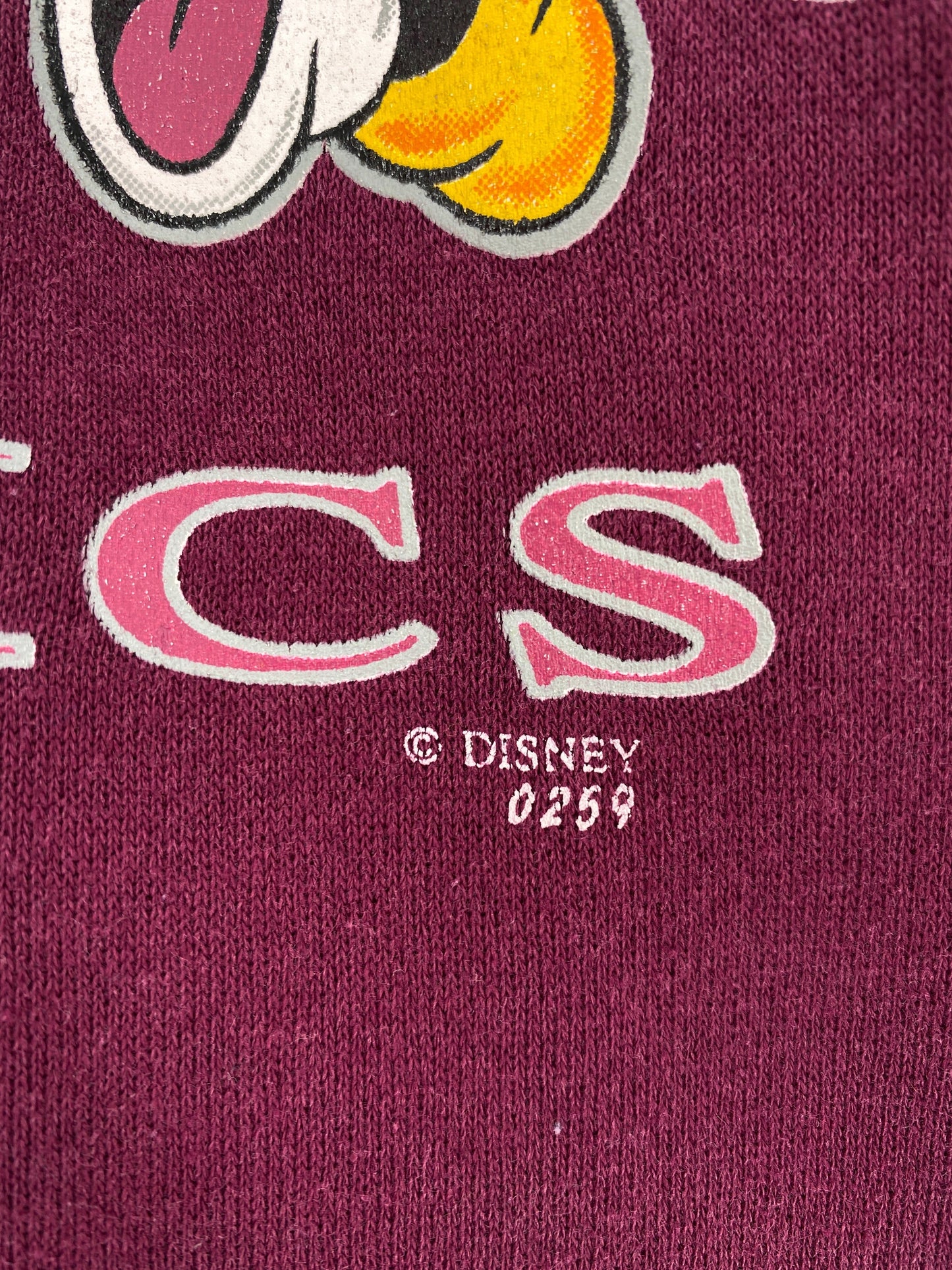 90's DISNEY MICKEY Size Approx.L-XL Vintage Sweat-shirt / G596S