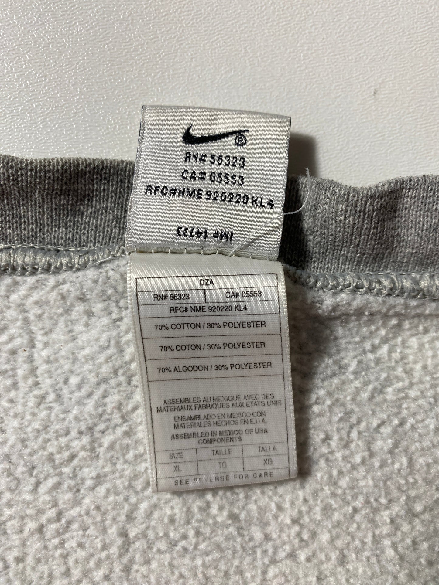 90's NIKE MINI SWOOSH Size XL Vintage Sweat-shirt / G6086S