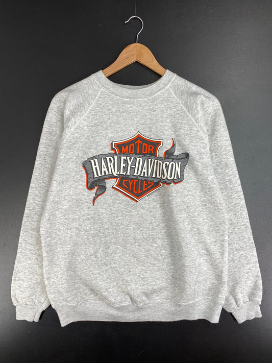 1993 HARLEY DAVIDSON Made in USA Size L Vintage Sweat-Shirt / E9888S