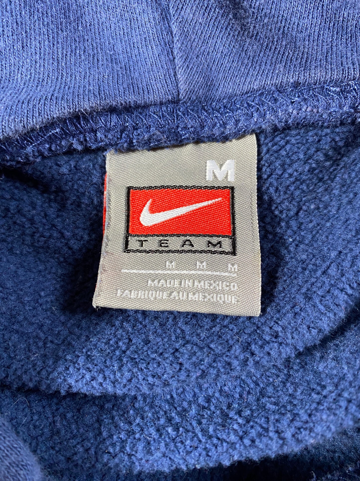 00' NIKE x CAROLINA Size M Vintage College Hoodie Sweat-Shirt / E7871S