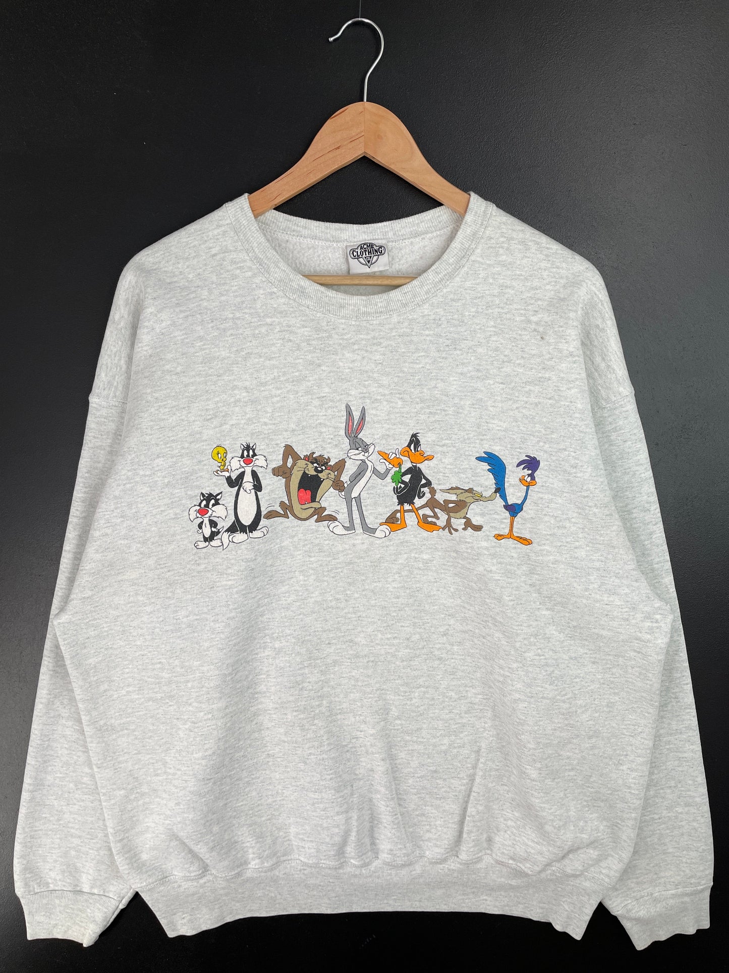 1991 LOONEY TUNES Made in USA Size XL Vintage Sweat-shirt / F5030S