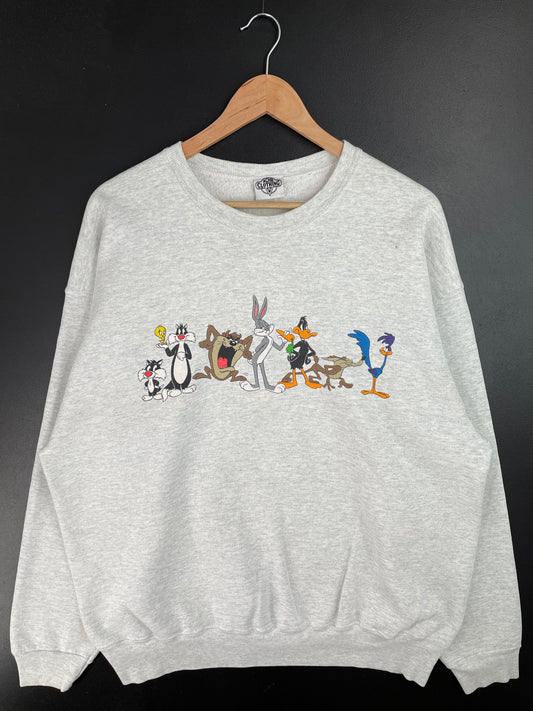 1991 LOONEY TUNES Made in USA Size XL Vintage Sweat-shirt / F5030S