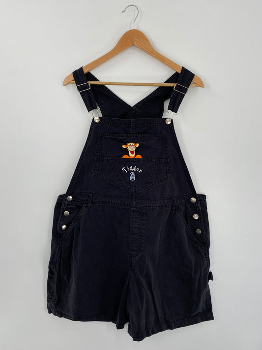 Vintage DISNEY TIGGER Size Ladies XL Denim Overall / E8903P