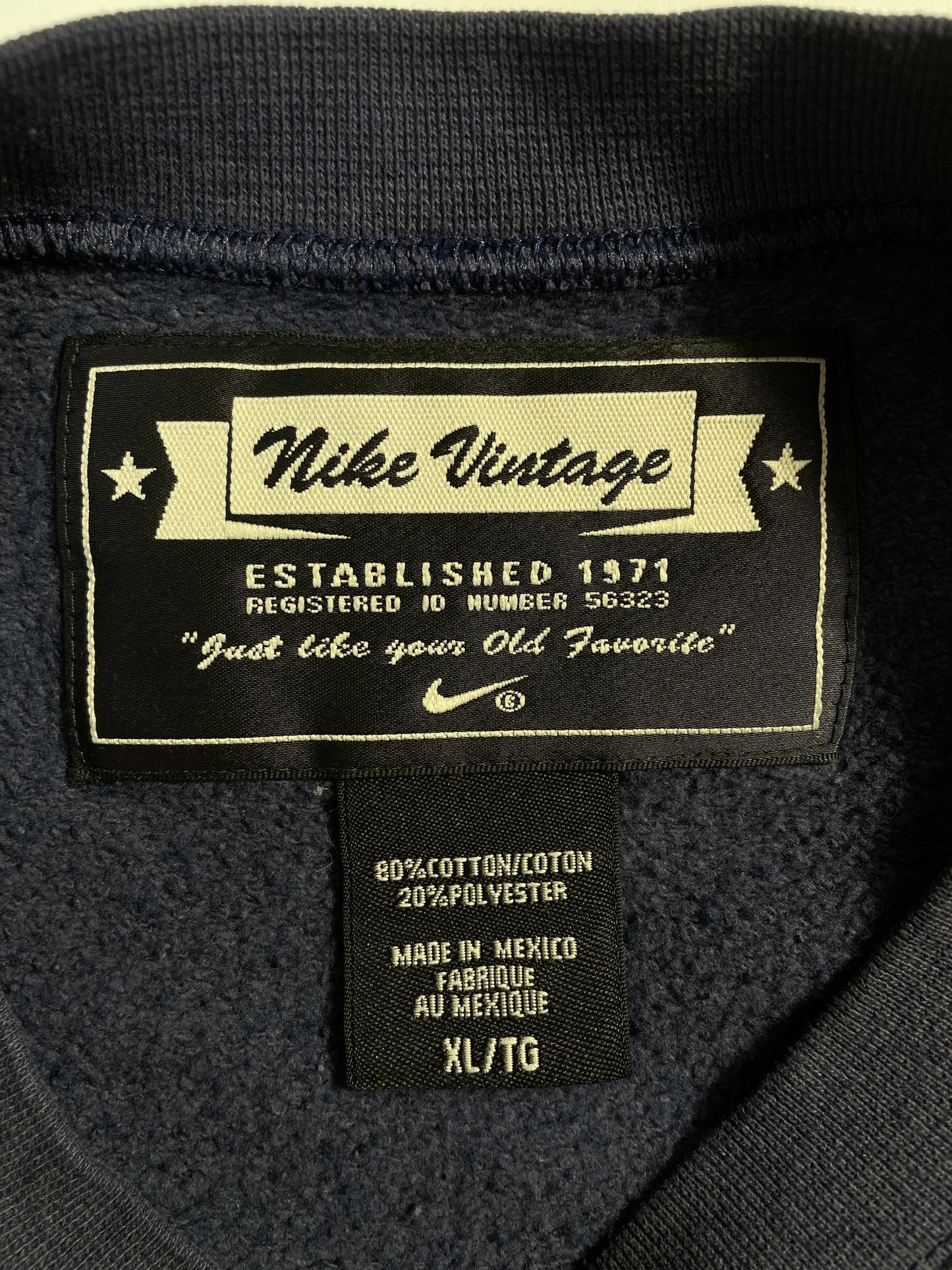 00' NIKE VINTAGE Size XL Vintage Sweat-Shirt / F7570S