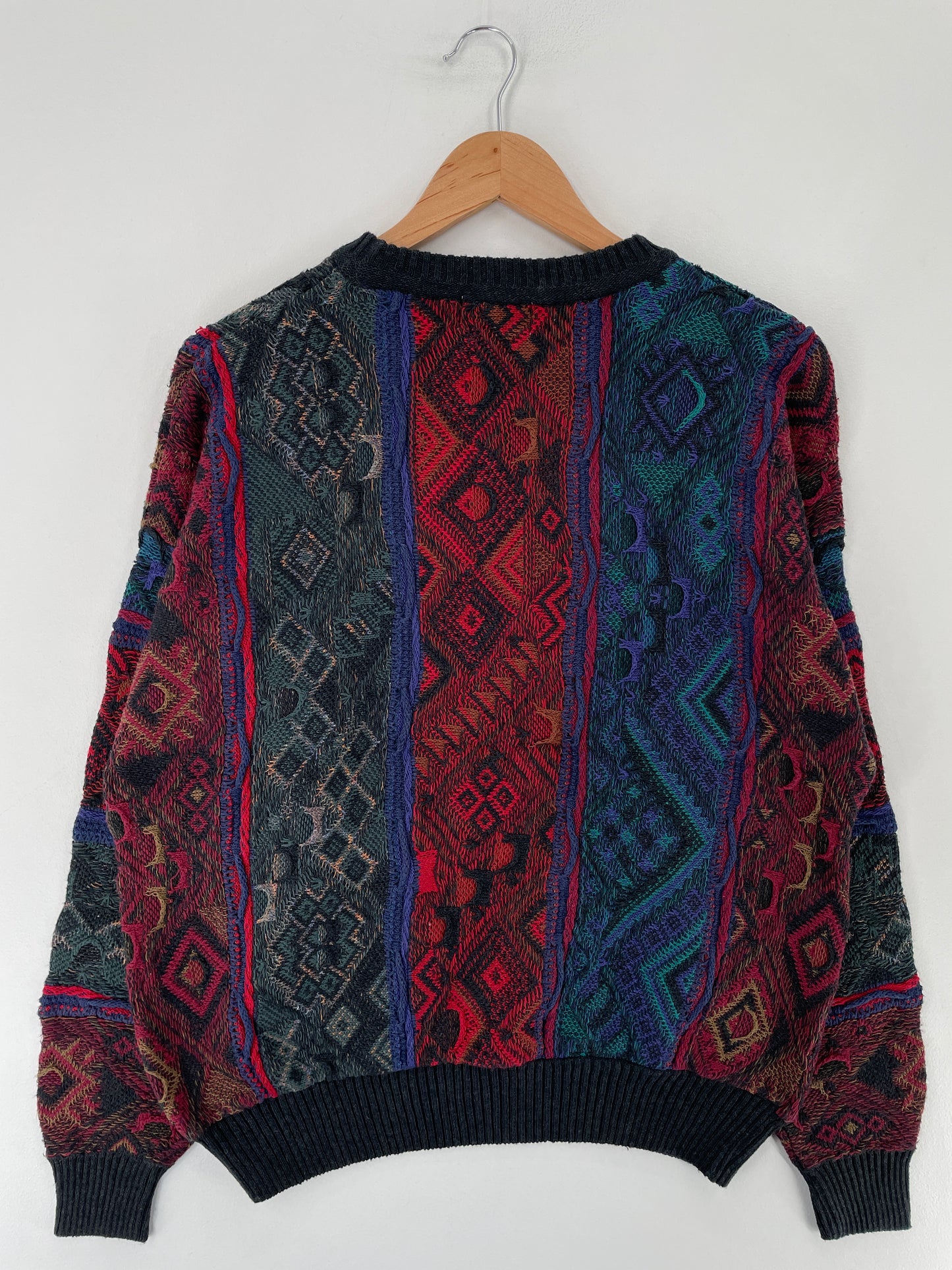 Vintage 3D COOGI-Style Size Approx.L Knit Sweater / E7391K