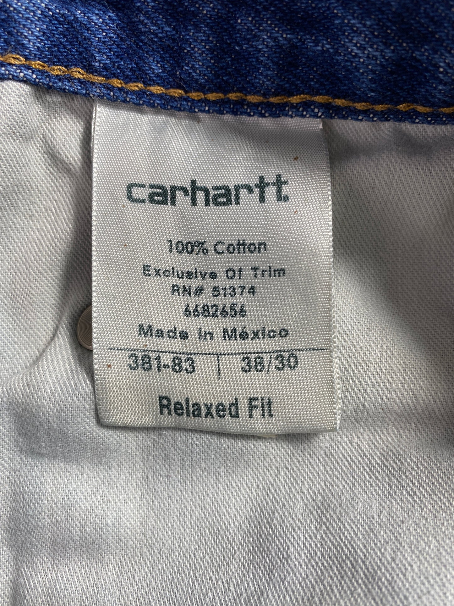 Vintage CARHARTT Size W35xL28 Denim Pants / F7153P