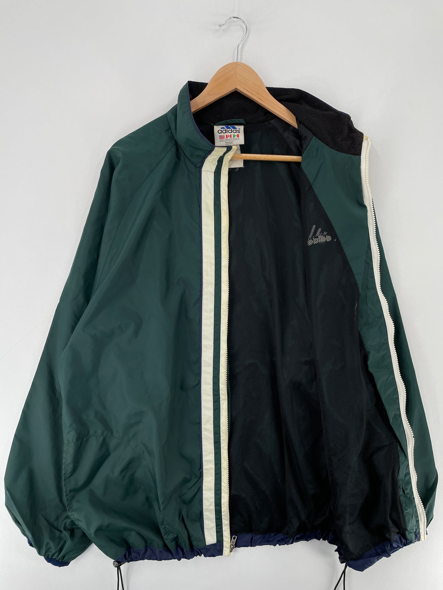 00' ADIDAS Size L Vintage Nylon Jacket / E7003N