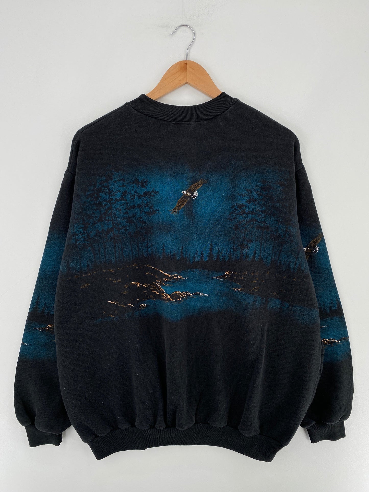 1992 BALD EAGLE Made in USA Size XXL Vintage Animal Sweat-Shirt / F6255S
