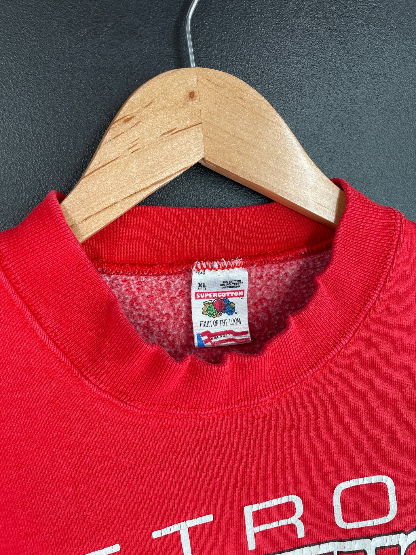 90's DETROIT RED WINGS Made in USA Size XL Vintage NHL Sweat-Shirt / G6174S