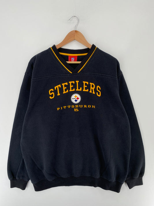 00’ PITTSBURGH STEELERS Approx. Size XL NFL Sweat-Shirt / E7831S