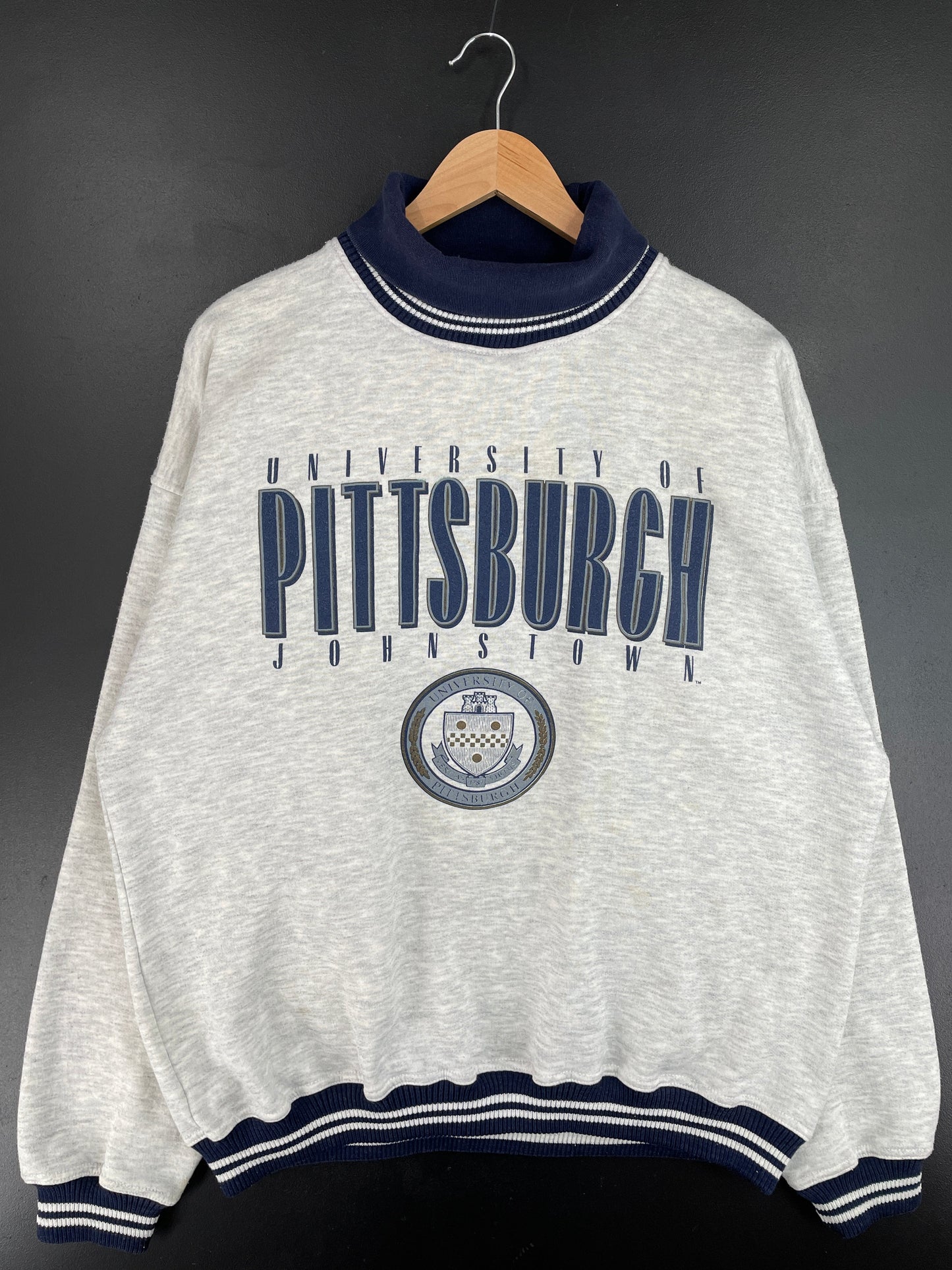 90’s PITTSBURGH JOHNSTOWN Size XL Vintage College Sweat-Shirt / F9498S