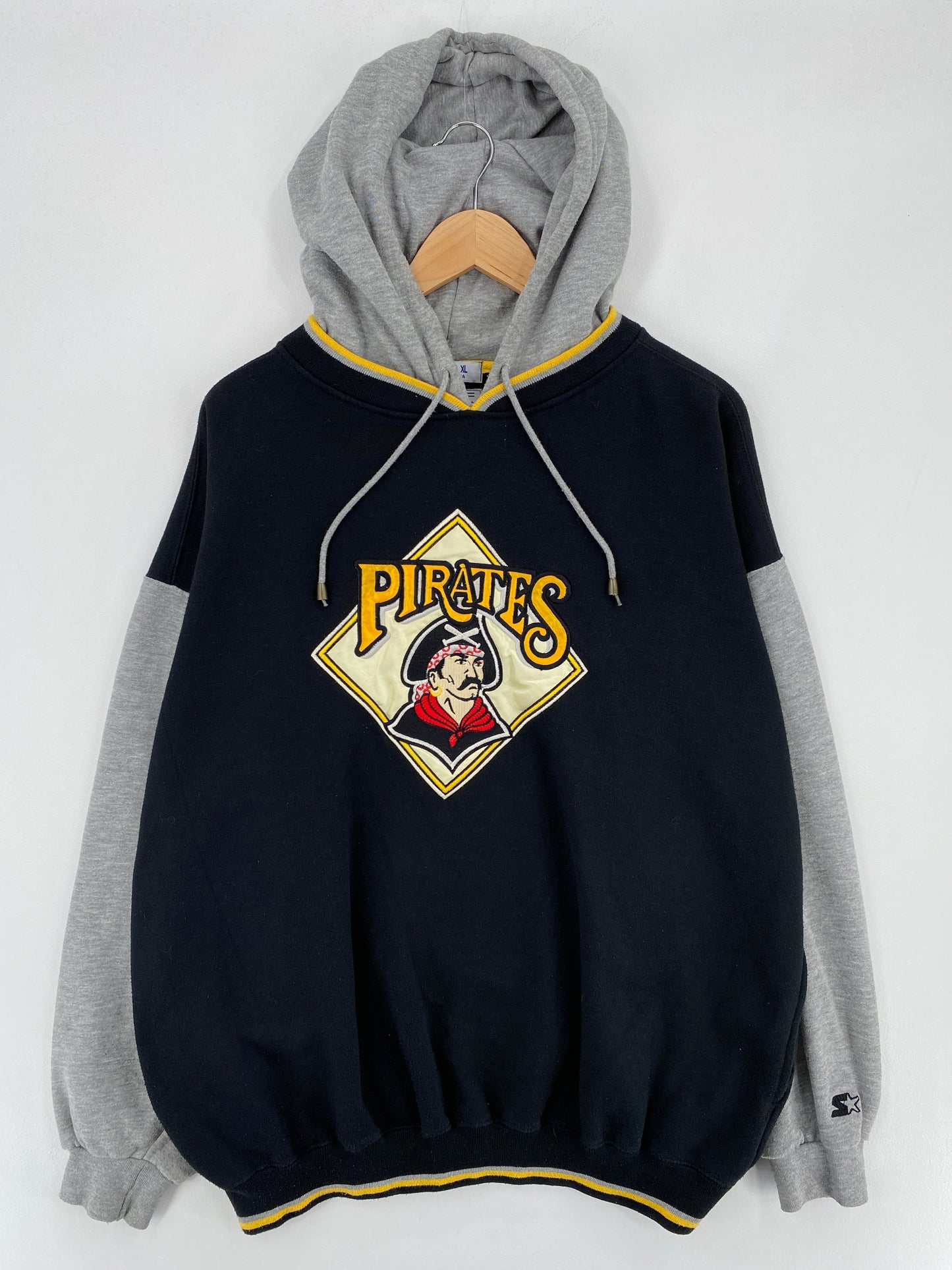 90’s STARTER x PITTSBURGH PIRATES Size XL Vintage MLB Hoodie Sweat-Shirt/ F1621S