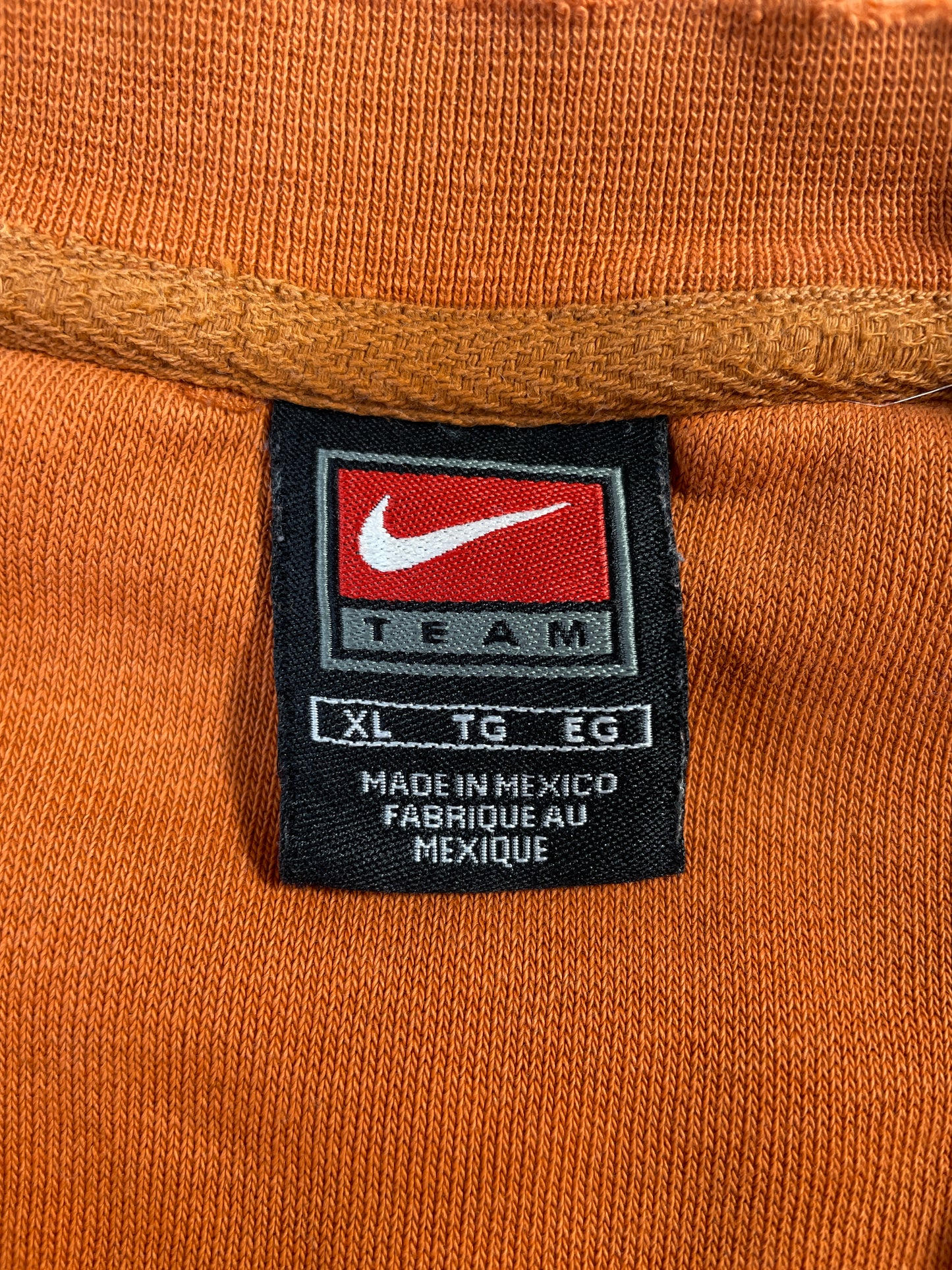 00' NIKE x TEXAS Size XL Vintage College Sweat shirt / E8454S