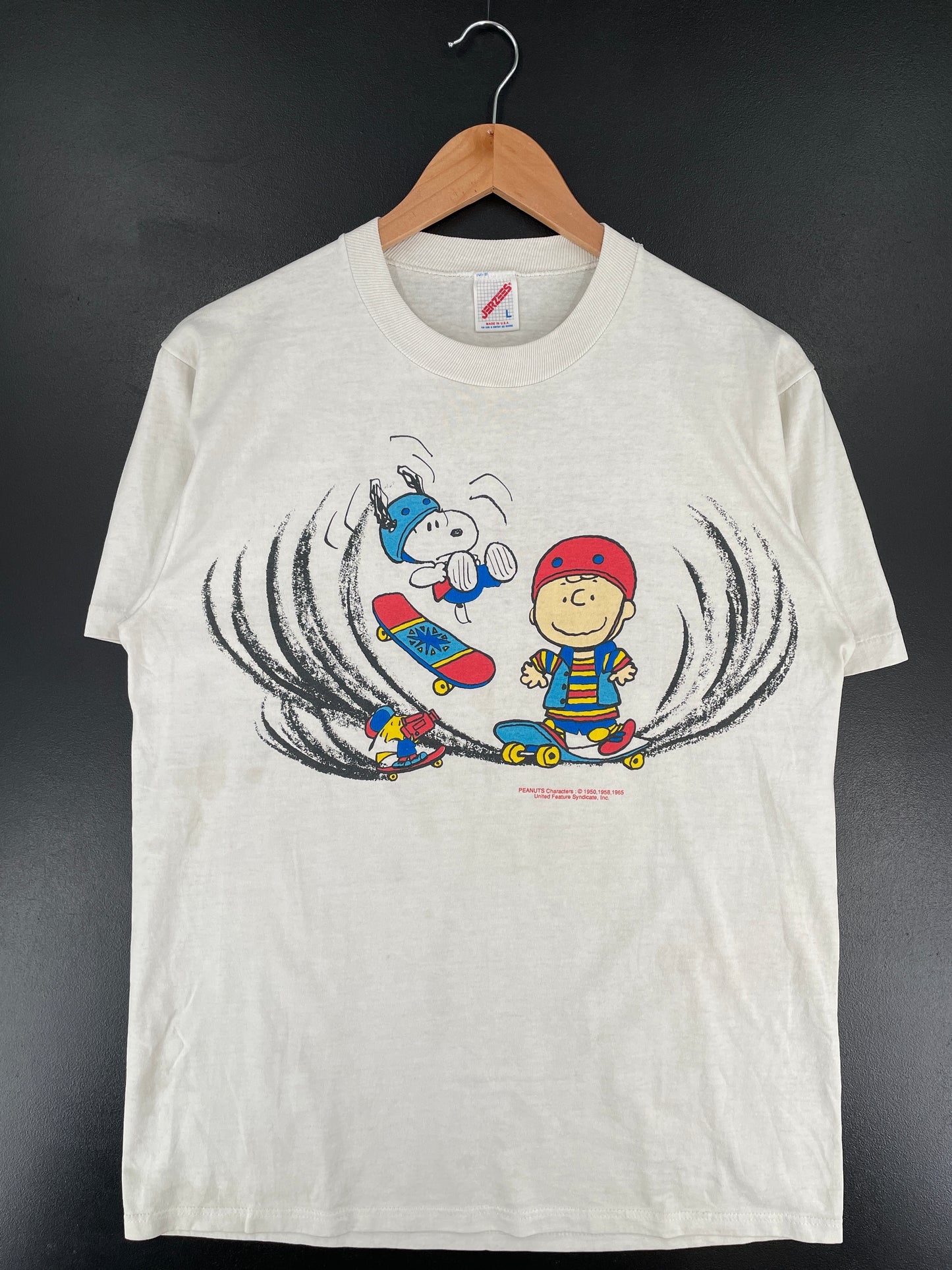 90’s PEANUTS Made in USA Size L Vintage T-Shirt / E8062T