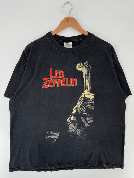 00’ LED ZEPPELIN Size XL Vintage Music T-Shirt / E7974T