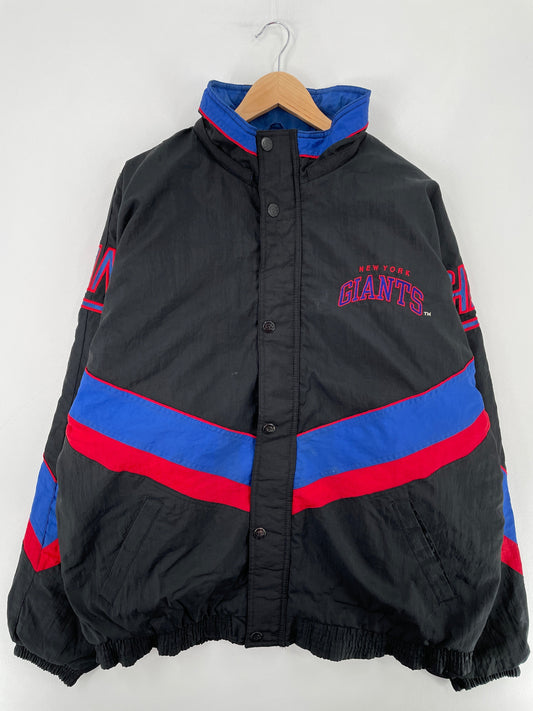 90’s STARTER x NEW YORK GIANTS Size XXL Vintage NFL Padded Nylon Jacket / G4802J