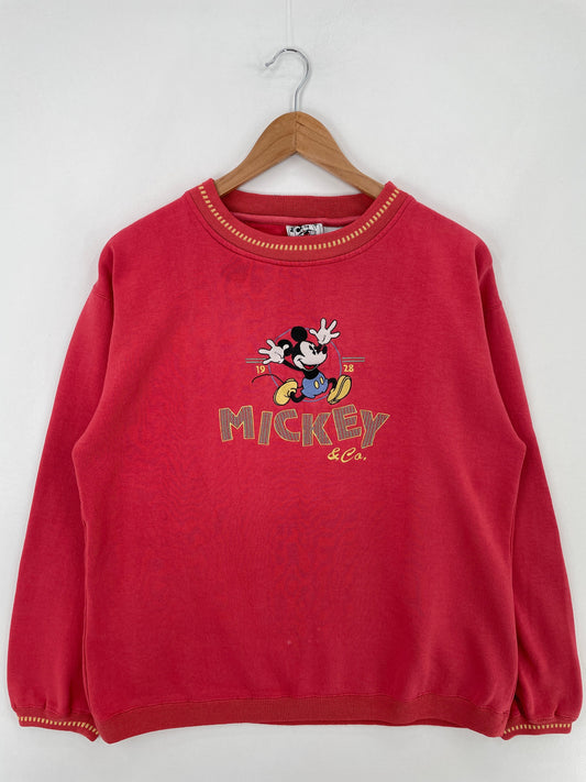 .90's DISNEY MINNIE Size L Vintage Sweat-Shirt / F2706S
