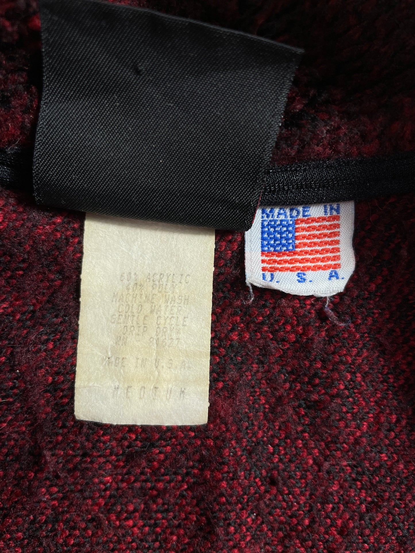 Vintage DEER Made in USA Size M Fleece / F4264J