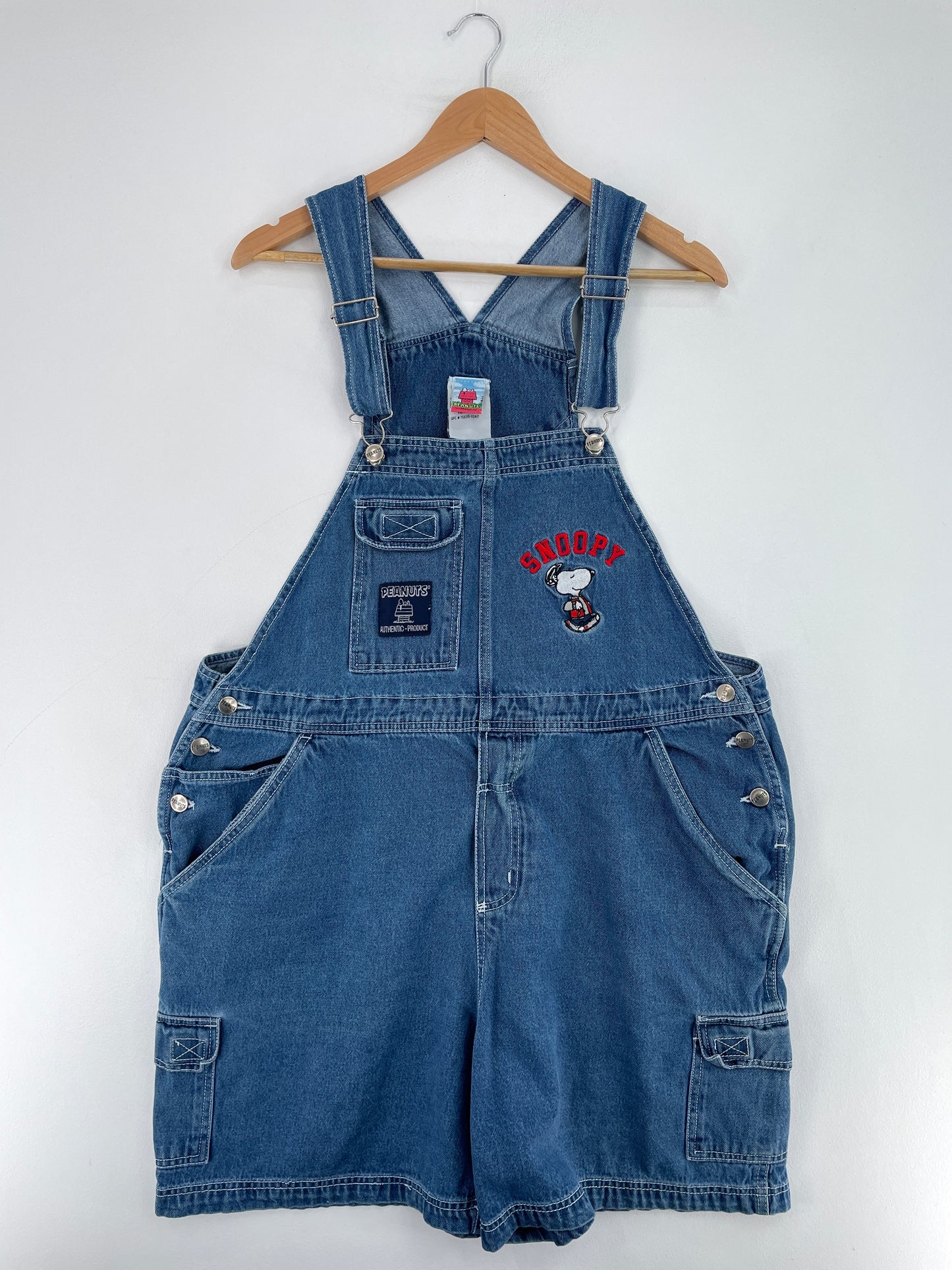 Vintage PEANUTS SNOOPY Size Ladies.18W(XL) Denim Overall / E7852P