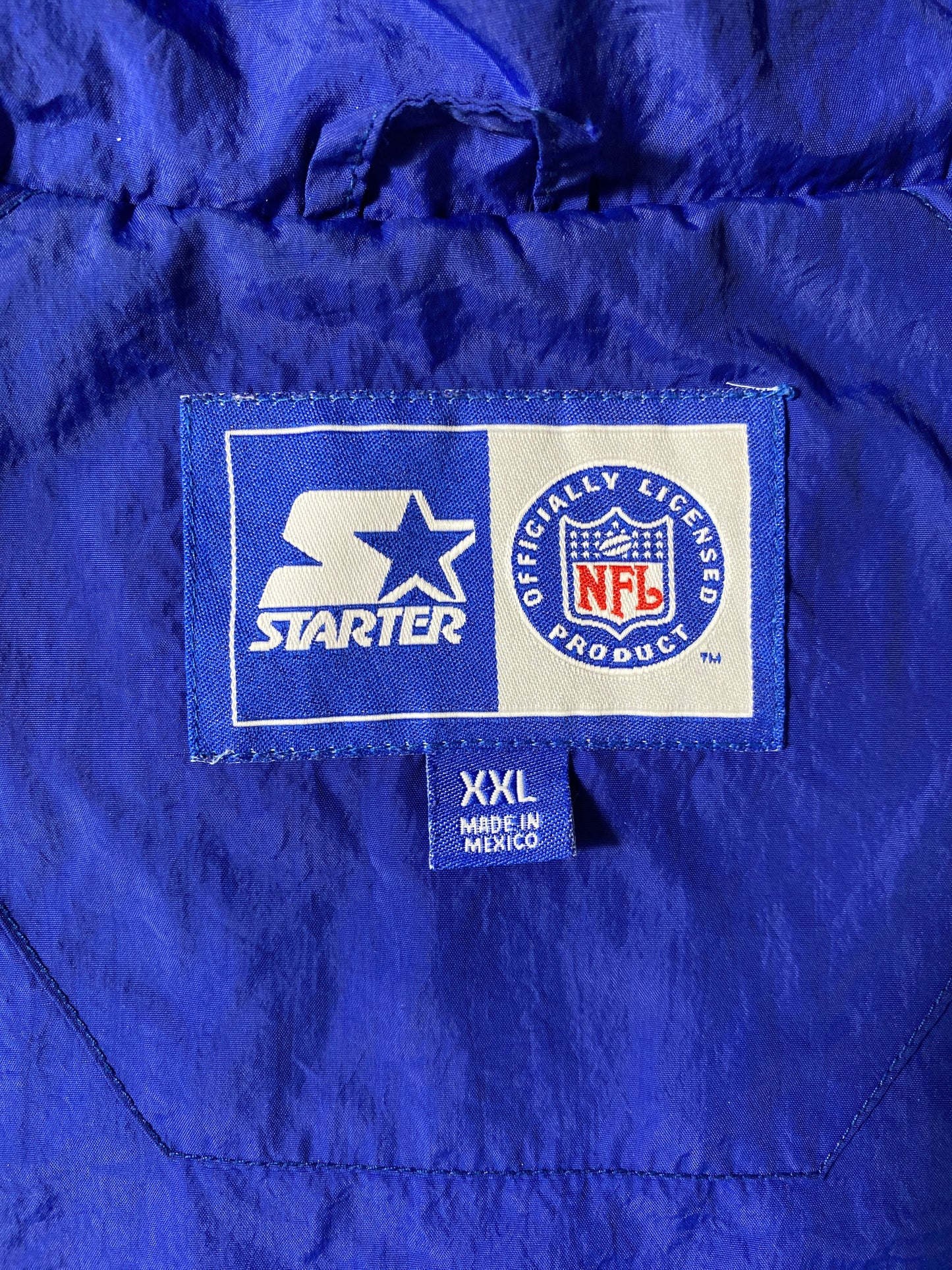 90’s STARTER x NEW YORK GIANTS Size XXL NFL Nylon Jacket / F2235N
