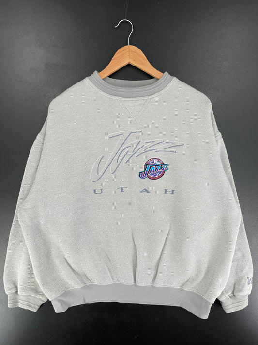 90’s UTAH JAZZ Size L Vintage NBA Sweat-shirt / F111S