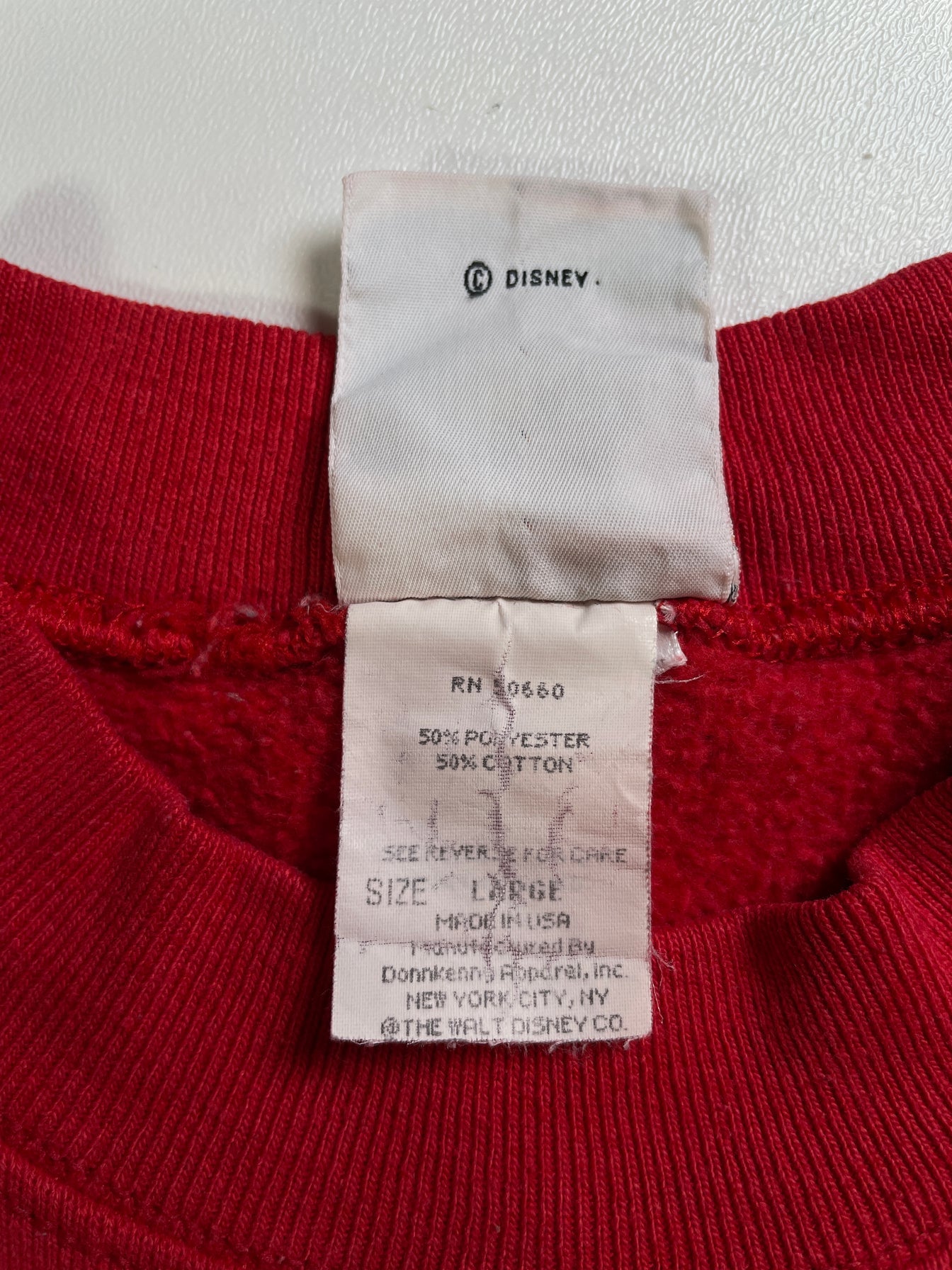 90's DISNEY GOOFY Made in USA Size L Vintage Sweat-Shirt / E9554S