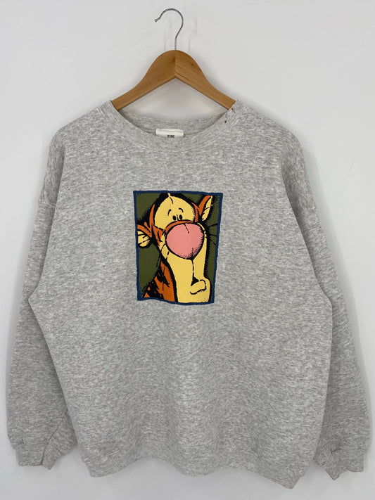 00’ DISNEY TIGGER Made in USA Size L Vintage Sweat-Shirt / F2211S