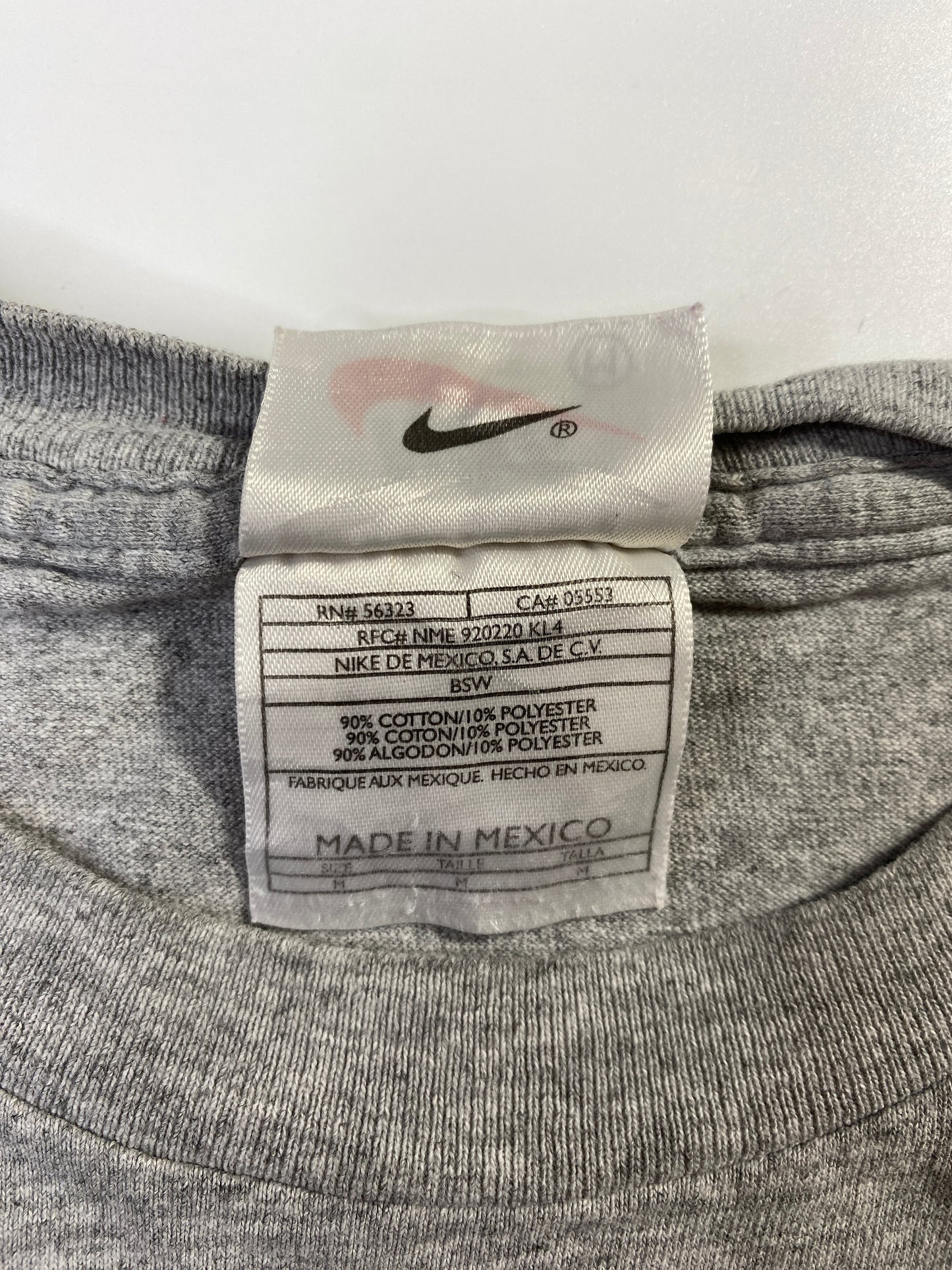 .90's NIKE TENNIS Made in USA Size M Vintage T-Shirt / E8859T