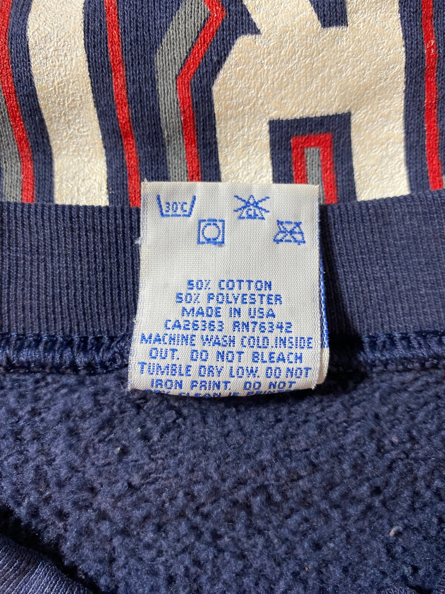 1995 SLAME x NEW ENGLAND PATRIOTS Made in USA Size XL Vintage NFL Sweat-Shirt / G4189S