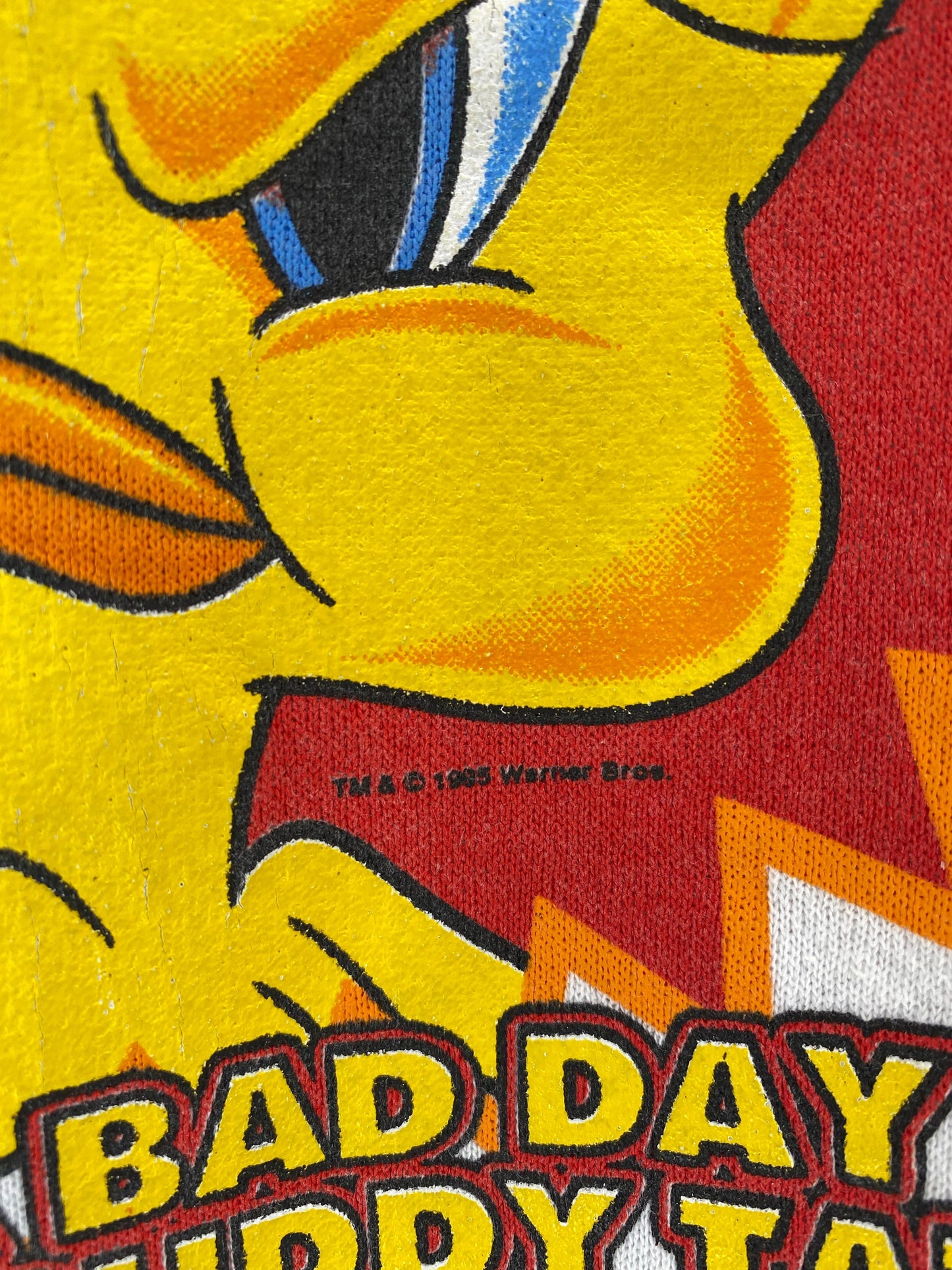1996 LOONEY TUNES TWEETY Made in USA Size XL Vintage Sweat-shirt / G6829S