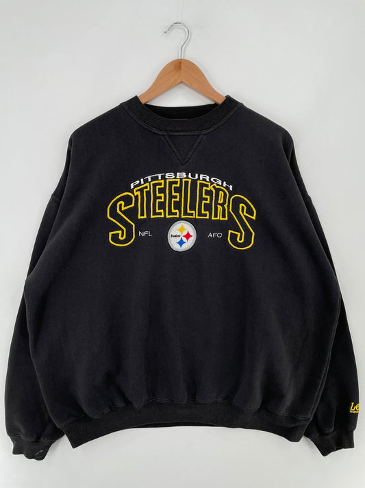 90’s PITTSBURGH STEELERS Size XL Vintage NFL Sweat-Shirt / E8775S